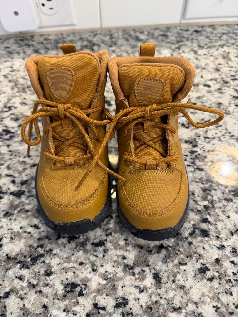 Nike Kids' Wheat/Tan High-Top Sneakers